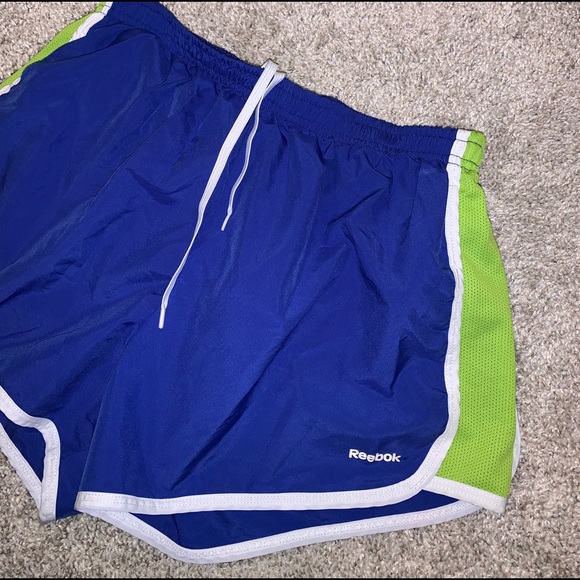 Reebok Dark Blue & Green Athletic shorts size S - Picture 5 of 8